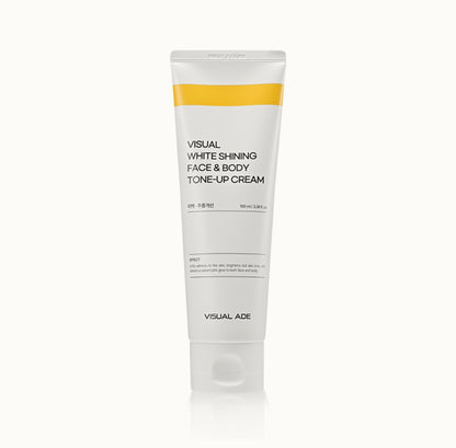 Visual White Shining Face and Body Tone-Up Cream (100ml)